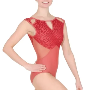 Ballet Rosa Delia Lace Front Cut Out Leotard