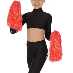 Paar rote Pompons